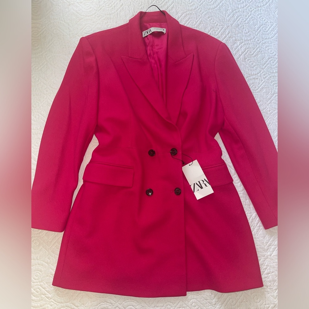 Zara long blazer dress